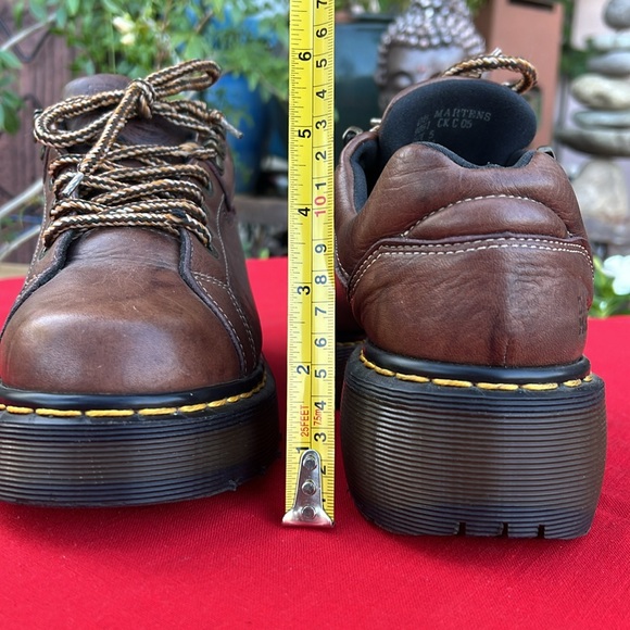 🏴󠁧󠁢󠁥󠁮󠁧󠁿 Vintage Dr. Martens MIE Super Chunky 6 Eye Platform Oxfords UK 5 - Picture 3 of 17